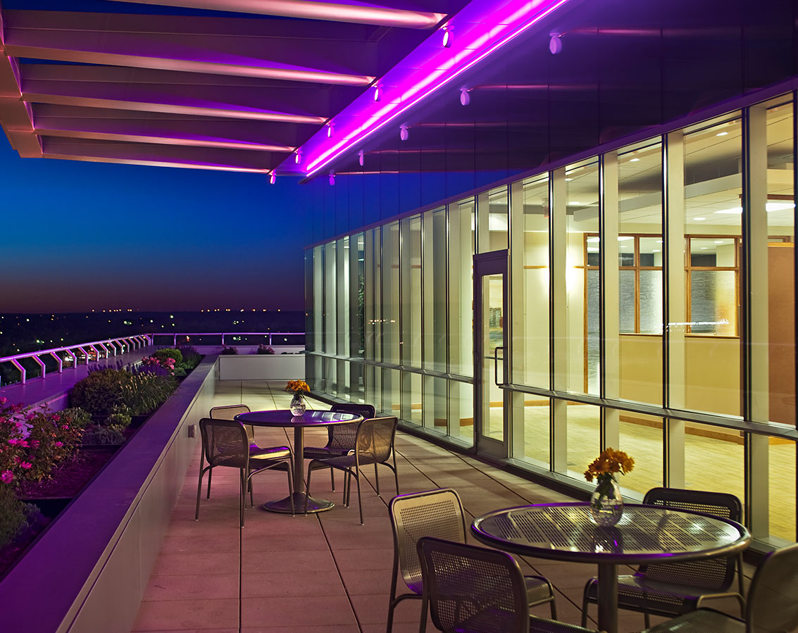 CareSource's outdoor terrace