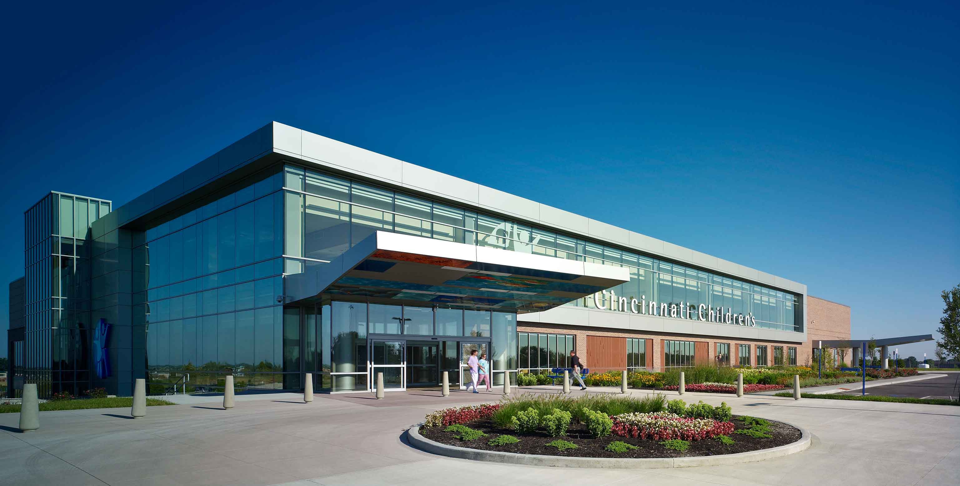 Exterior view of the Children's Hospital Liberty Campus Medical Center