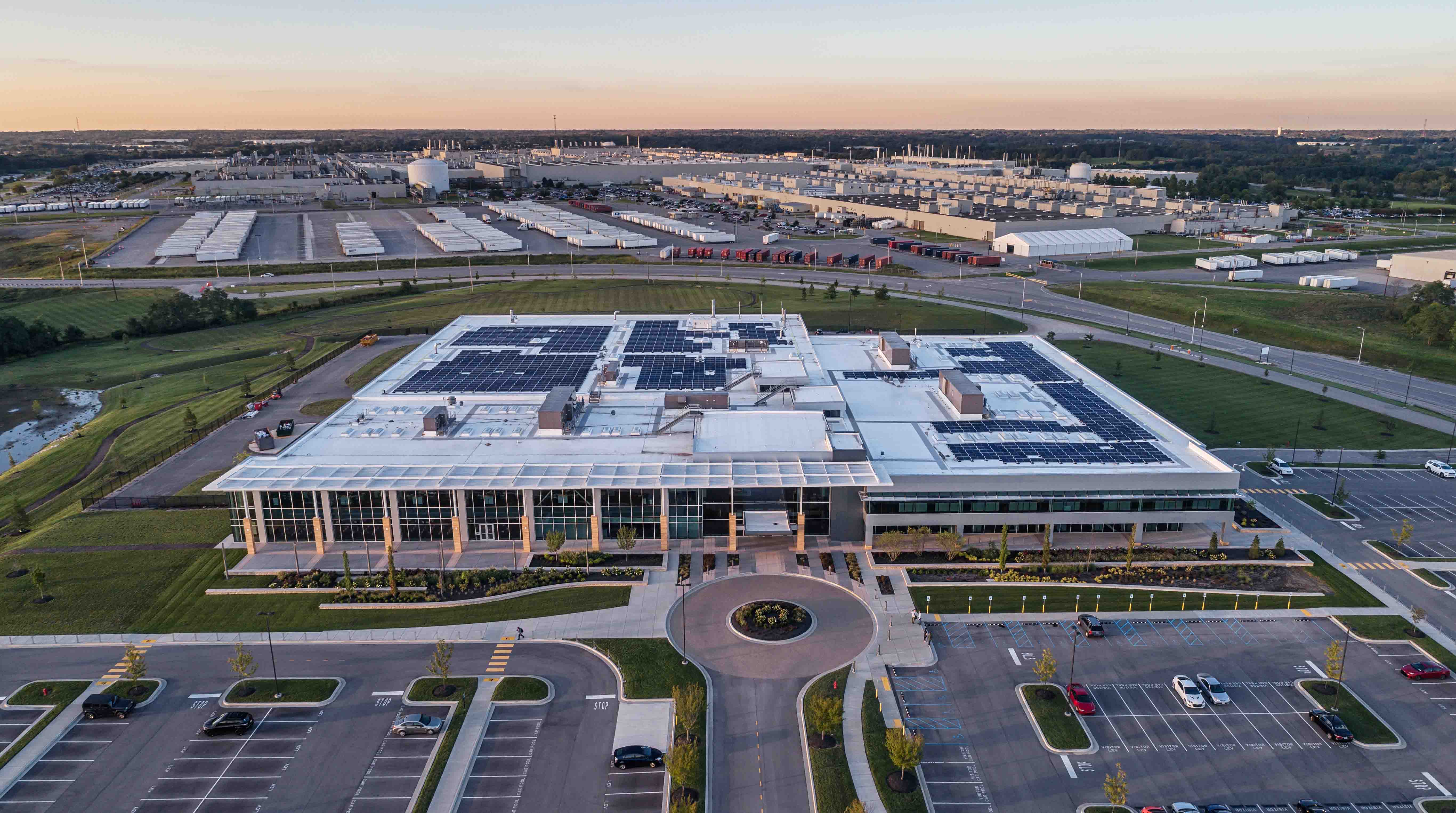Aerial photo of Toyota Georgetown Production Facility