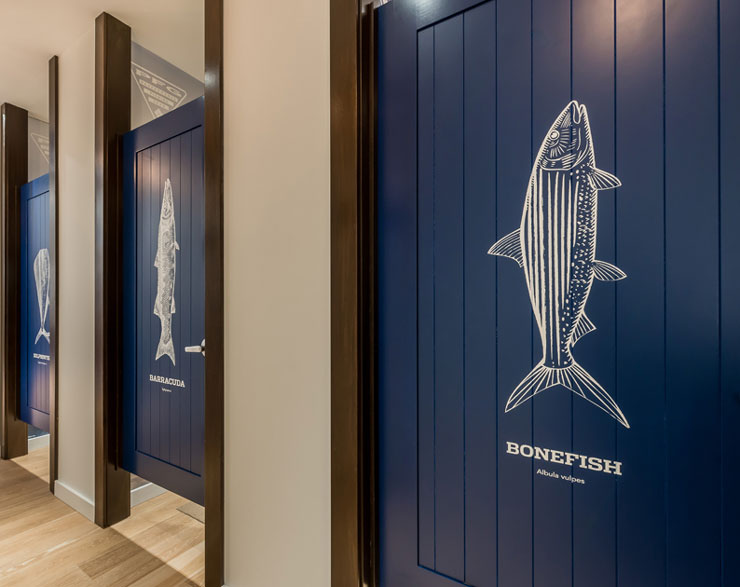 Columbia Sportswear dressing room