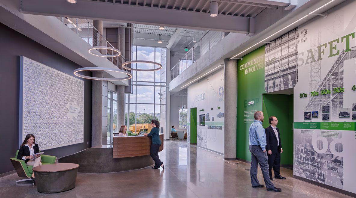 Messer HQ reception area