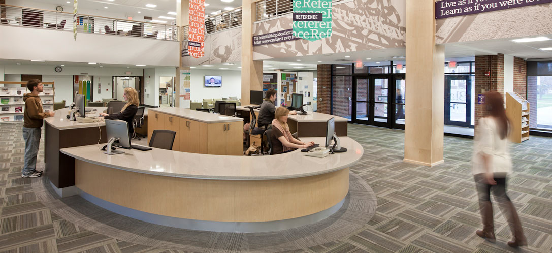 Capital University Blackmore Library Circulation Desk