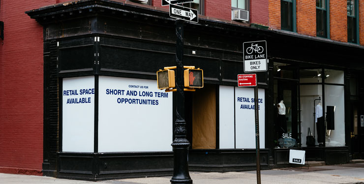 NYC vacant storefront