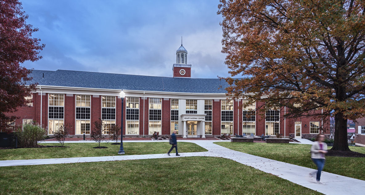Lycoming College Exterior photo of Krapf Gateway Center
