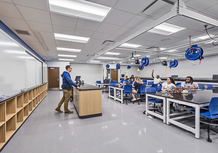 Classroom with Teacher and Students