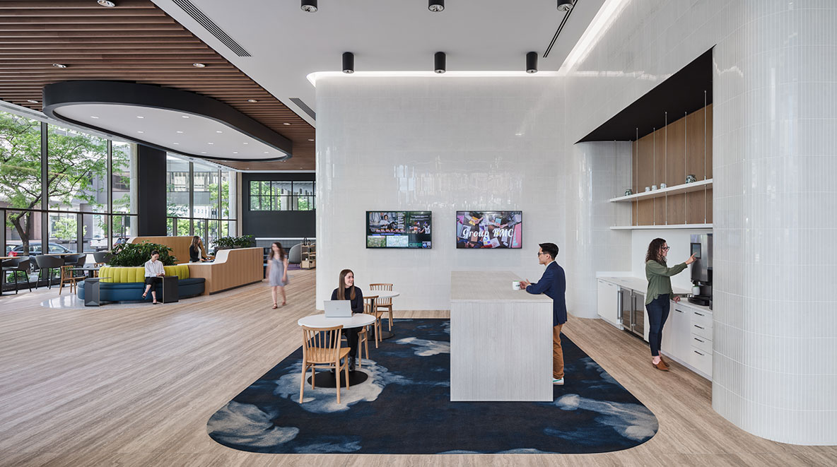 Kitchen area in lobby