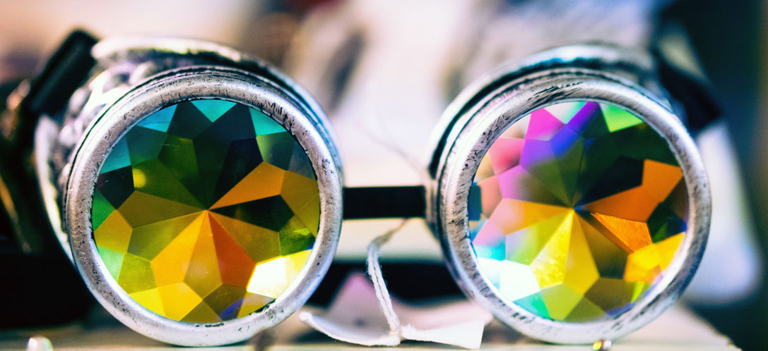 Photo of glasses representing look through different office perspectives in the pharma industry 