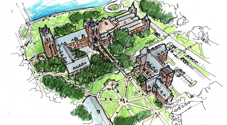 Claremont College Master Plan Sketch
