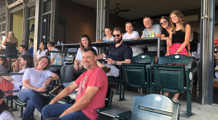 BHDP Columbus Office at a Baseball Game