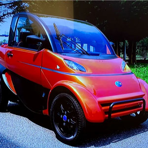 Example of electric car that can be built by students at VUU