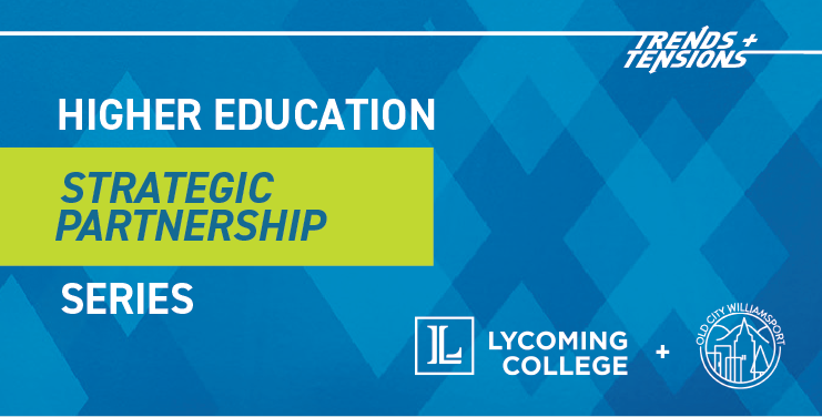 Lycoming College graphic for the Higher Education Strategic Partnership Series