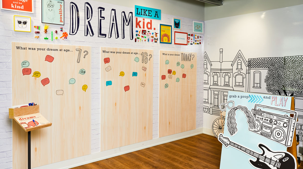 Power of Play exhibit at DreamBank