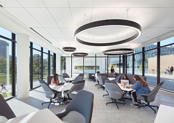 UC students using the UC Law study rooms