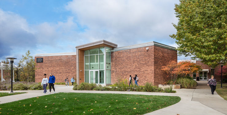 Exterior of the newly renovated Penn State General Classroom building on the Beaver campus.