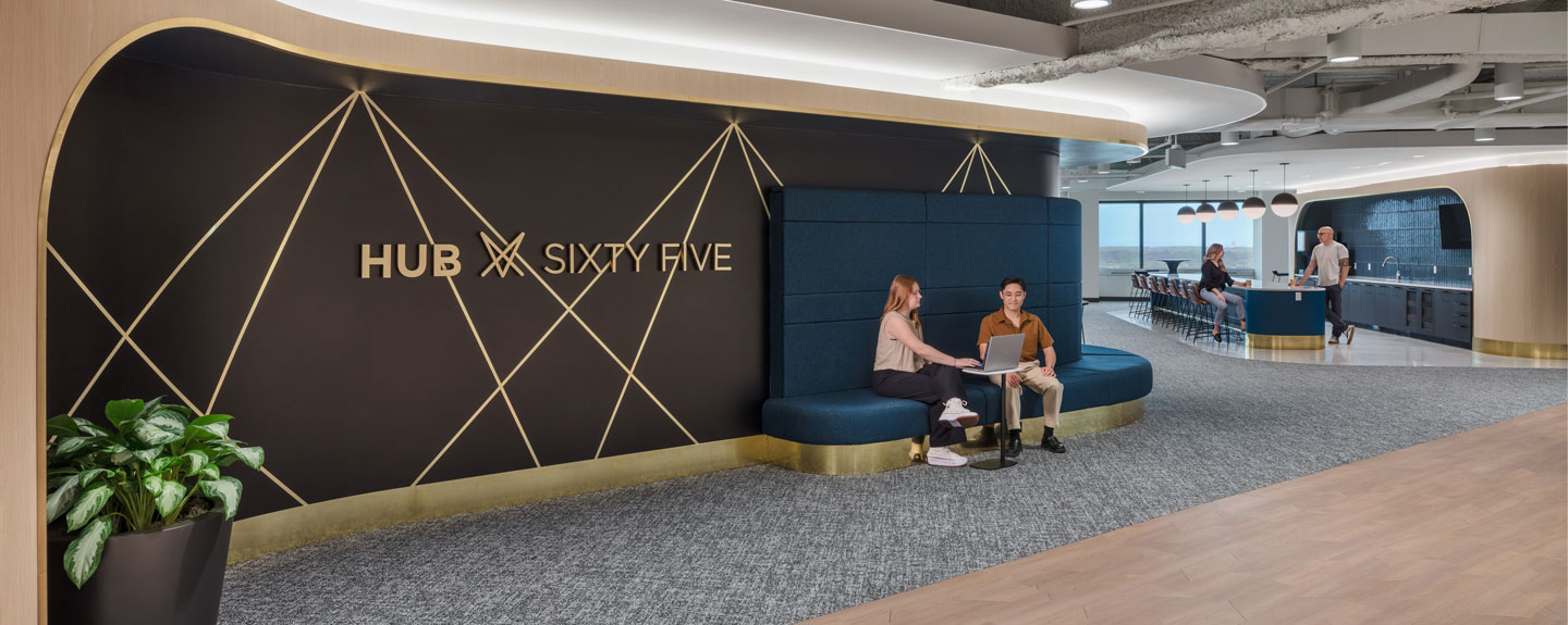 People working in Group RMC's Hub 65 in Columbus, OH