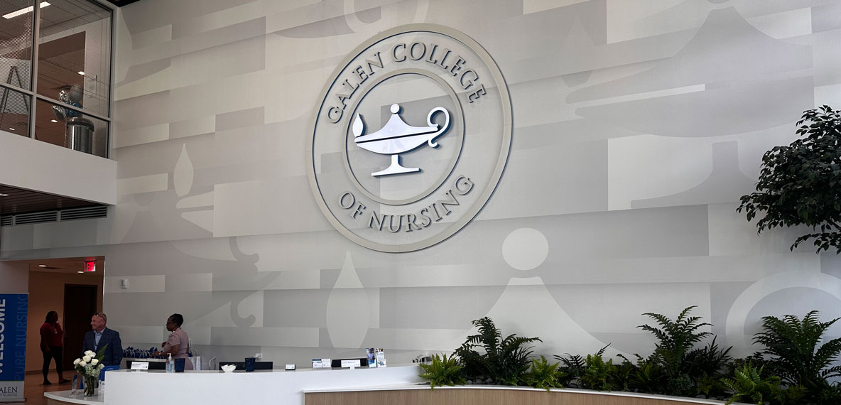Lobby of Galen College of Nursing's New San Antonio Campus