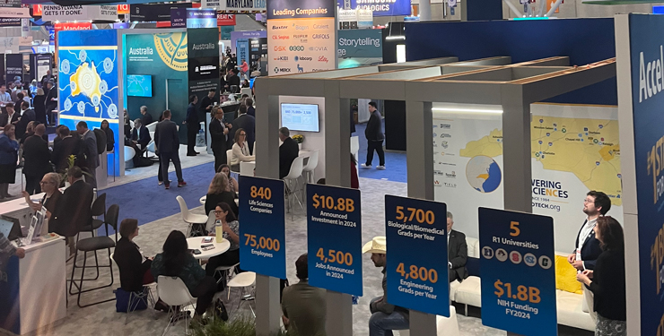 BIO 2025 conference floor