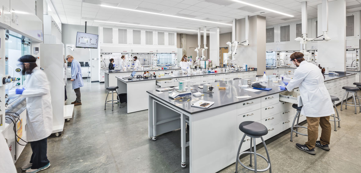 Considerations for Repurposing a Speculative Office Building into Research & Development Laboratories