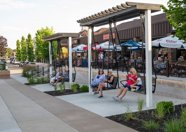 border of the blue ash towne square with easy access to local businesses nearby