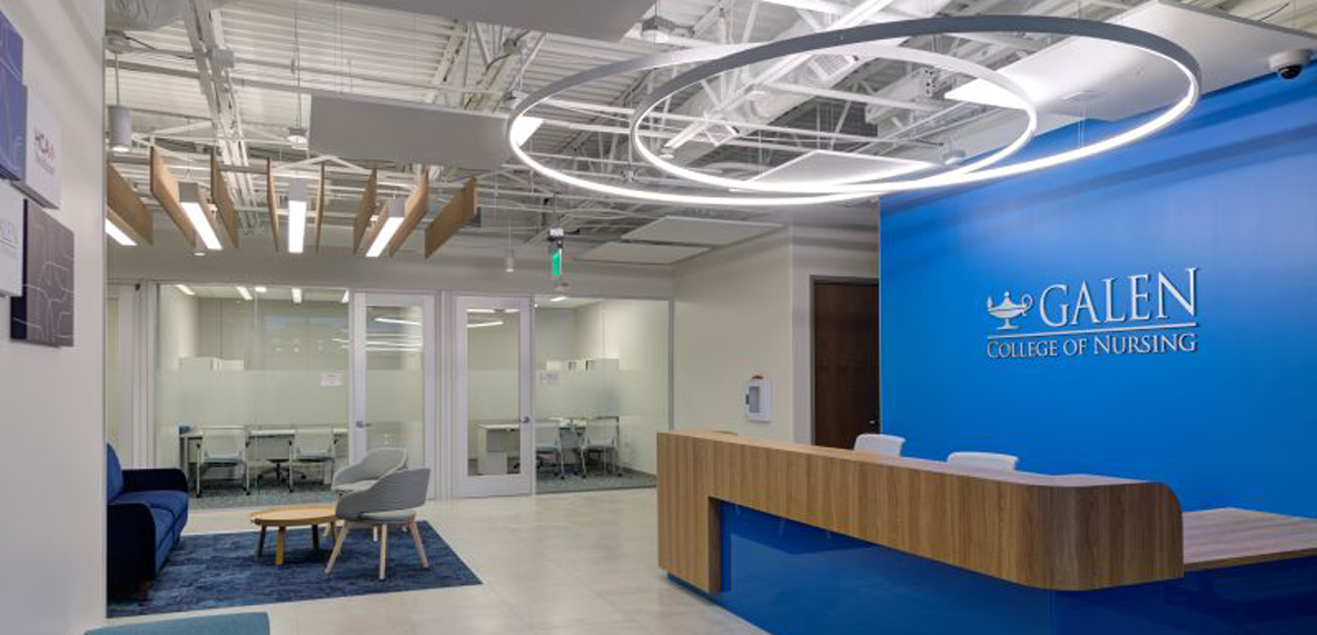 Galen College of Nursing reception area