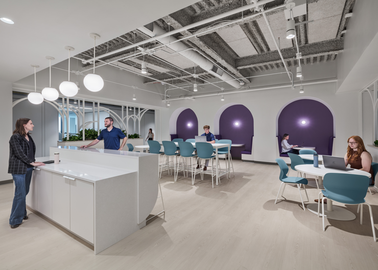 people in common space