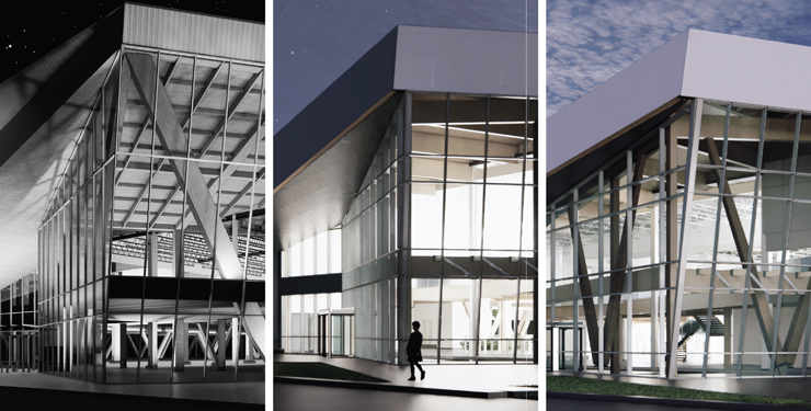 Project evolution in Concept, Develop, and Document Phases (left to right)