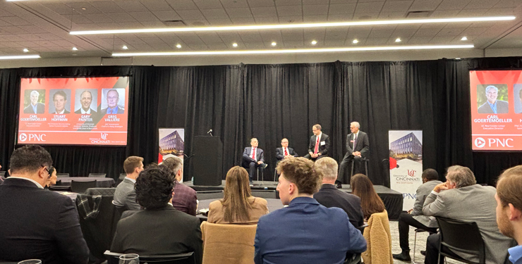 People at industrial conference