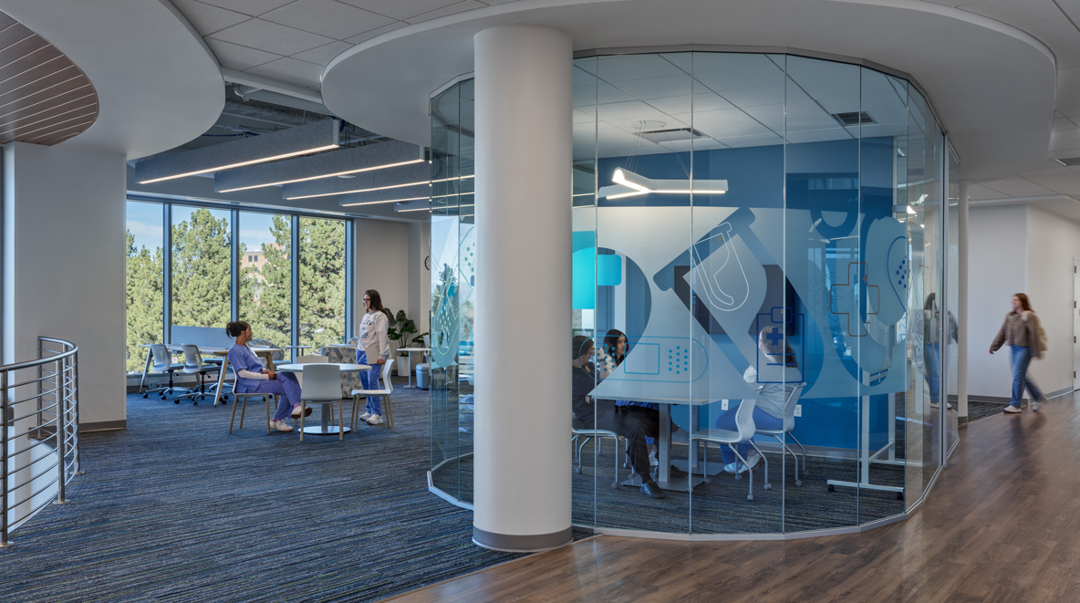 Students collaborating