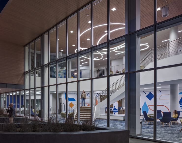 Galen College of Nursing Outside in Dark