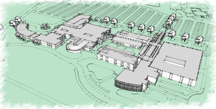 Sketch of a campus master plan