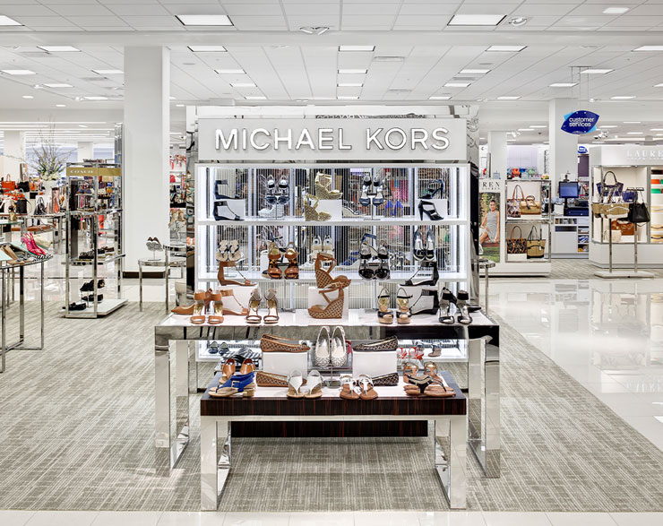 Michael Kors shoe display