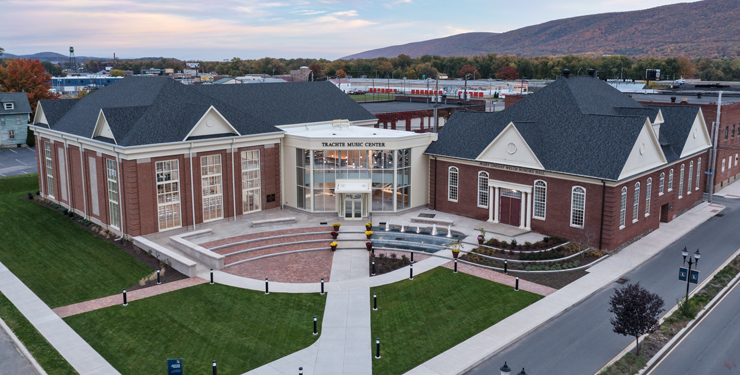 The new Lycoming College Trachte Music Center