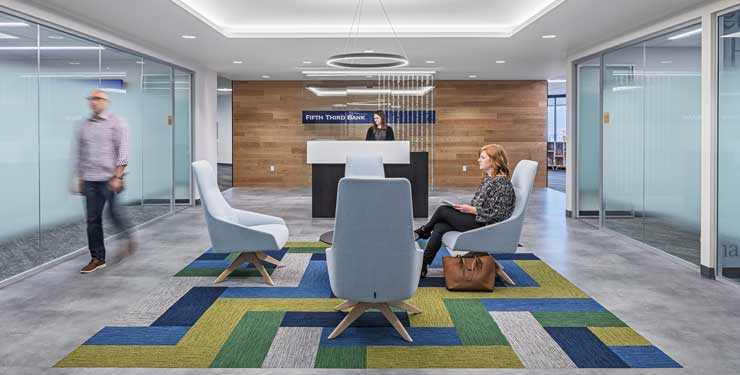 Fifth Third Bank reception area