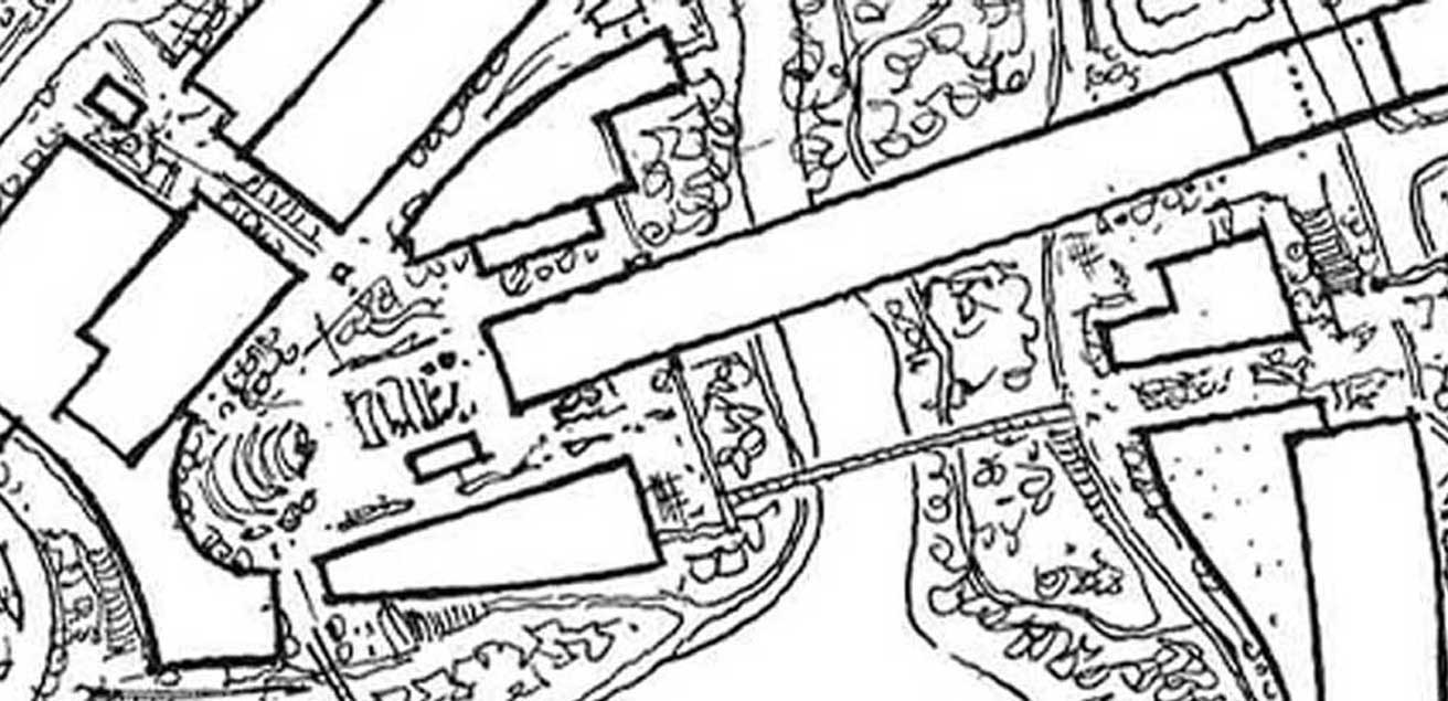 Sketch of site plan