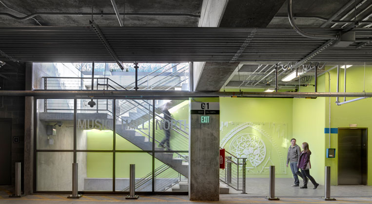 Underground garage at Washington Park 