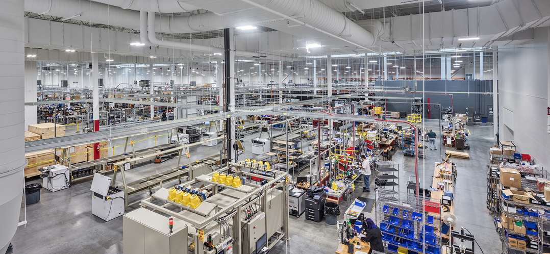 interior image of a manufacturing facility