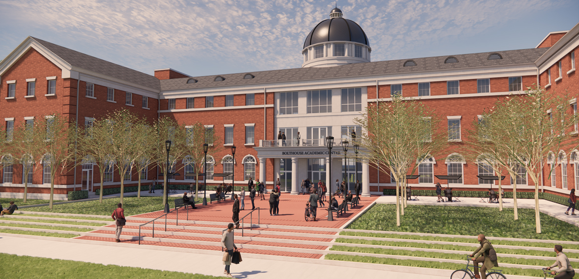 A rendering of Cedarville University's Bolthouse Academic Center