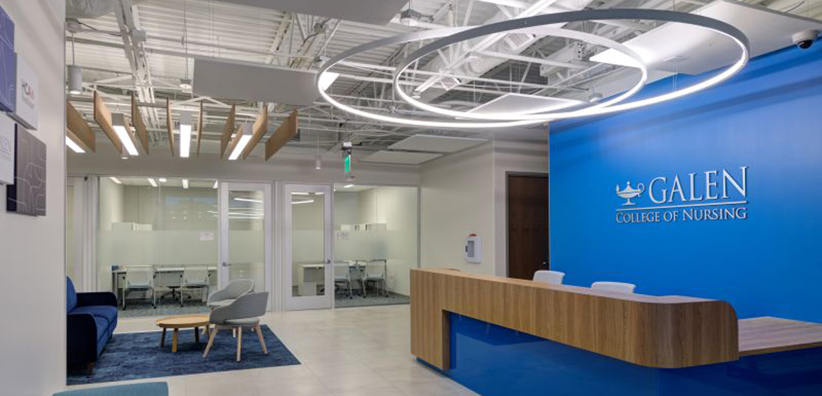Galen College of Nursing reception area