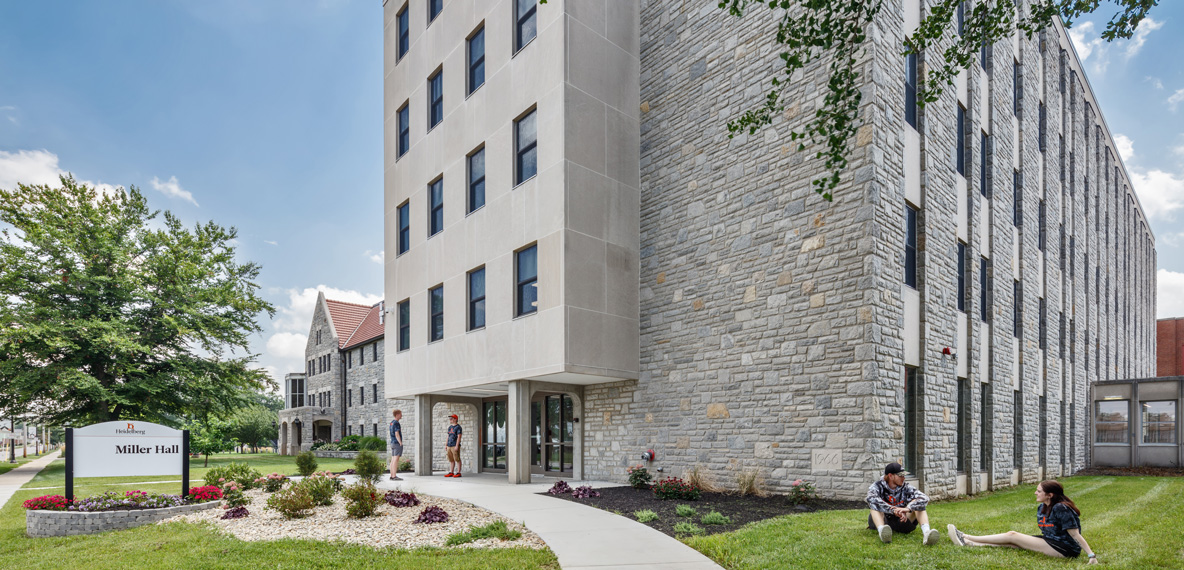 Heidelberg University’s renovated Miller Hall applies findings from a comprehensive study to improve student resident experience.