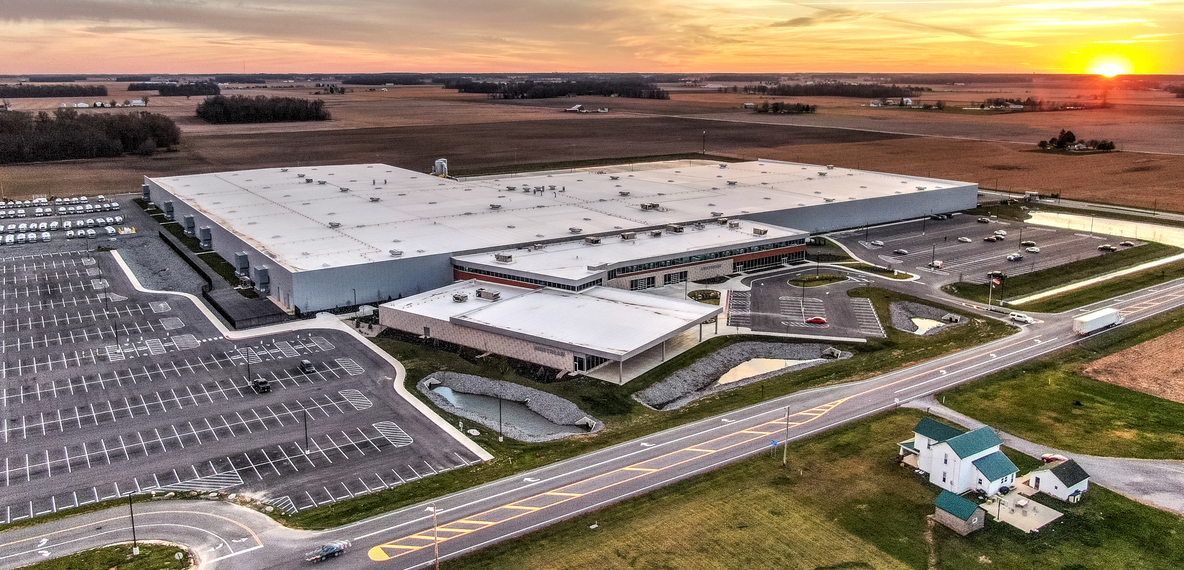 Photograph of the expanded Greenfield site for Airstream.