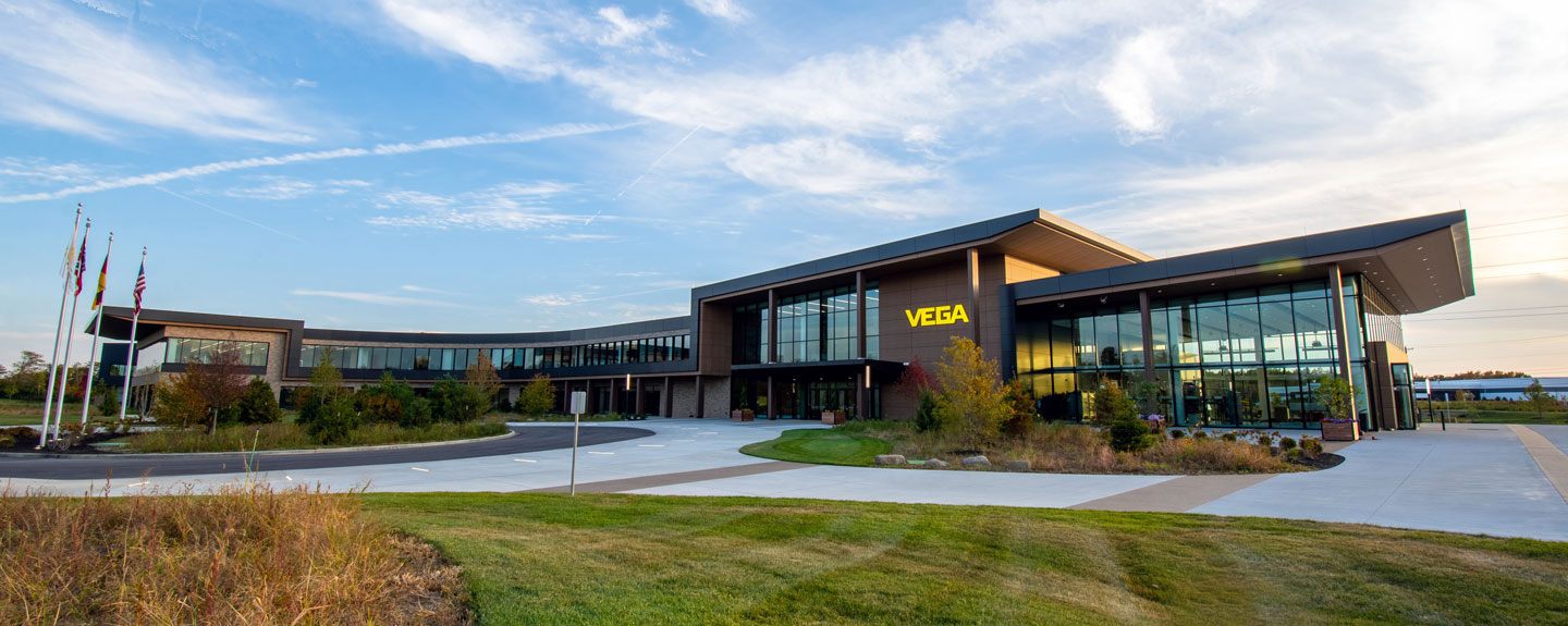 Exterior of VEGA Americas new North American Headquarters