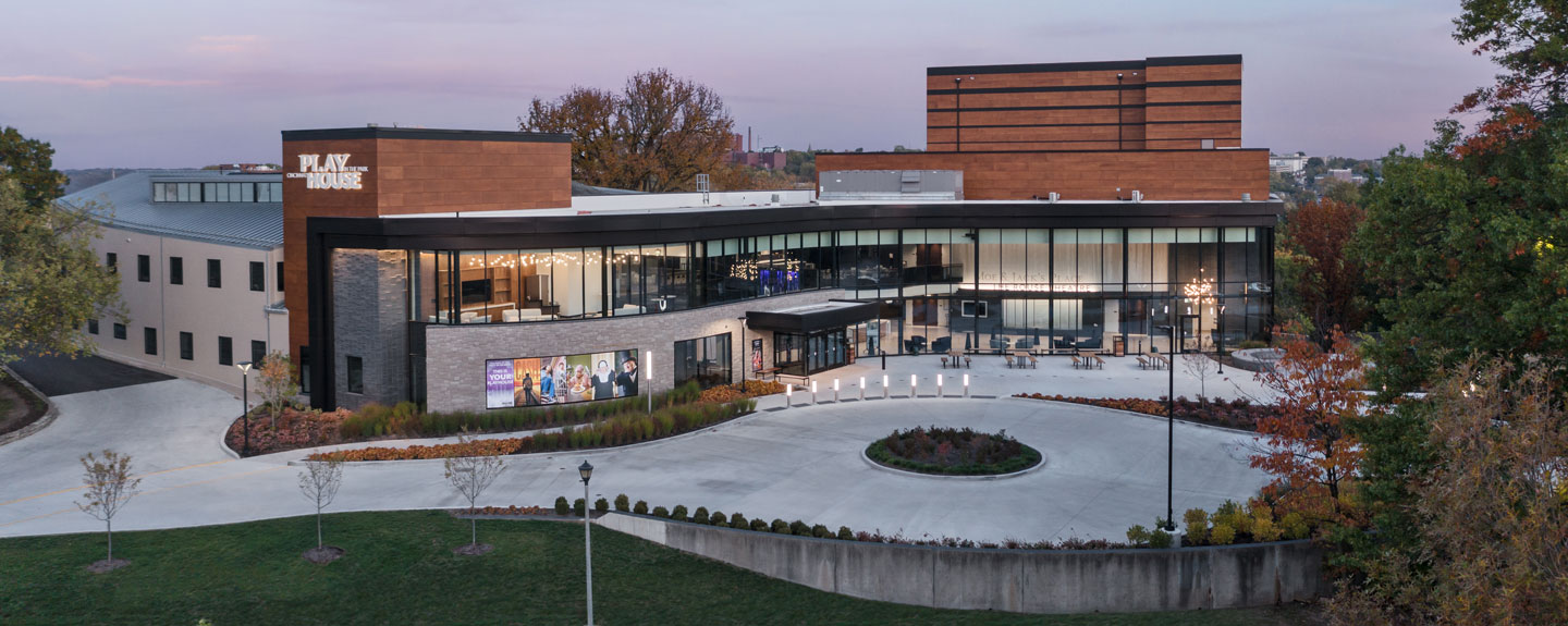 Exterior of Playhouse in the Park