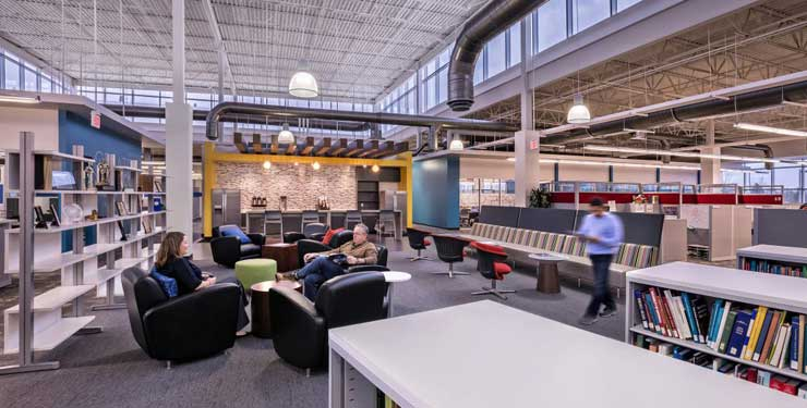 AK steel office building interior