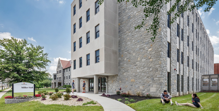 Heidelberg University’s renovated Miller Hall applies findings from a comprehensive study to improve student resident experience.