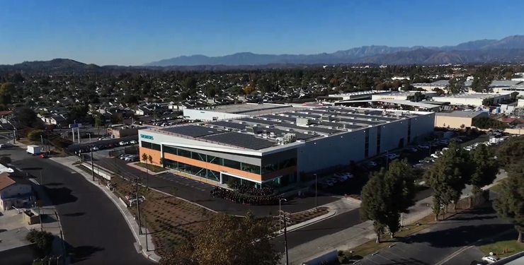 Exterior of Siemens Wellwater site