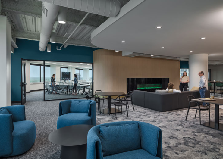 People working in Group RMC's Hub 65 in Columbus, OH