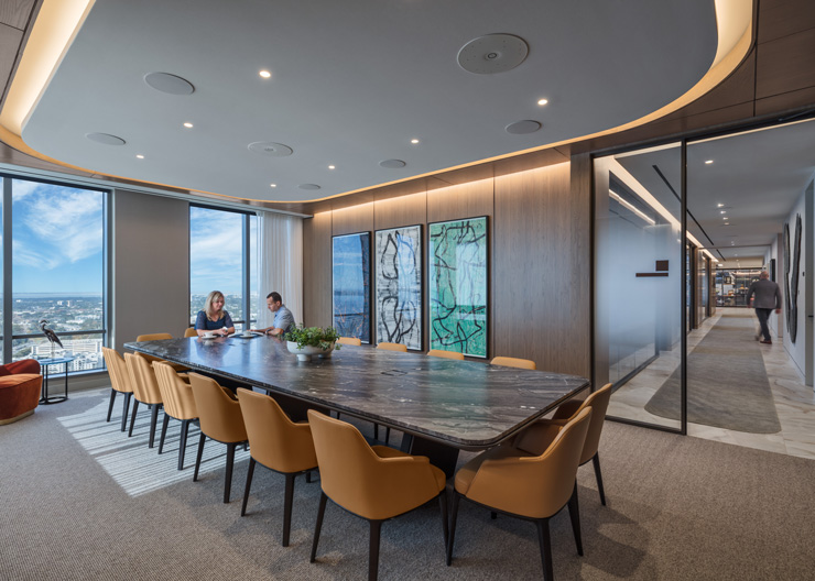large conference room within the confidential client's renovated tampa client center