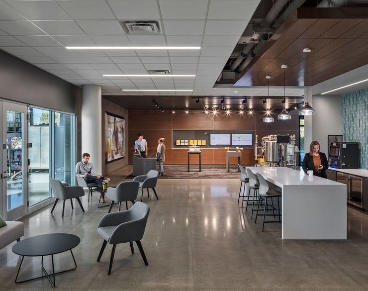 image of a kitchen/break room space