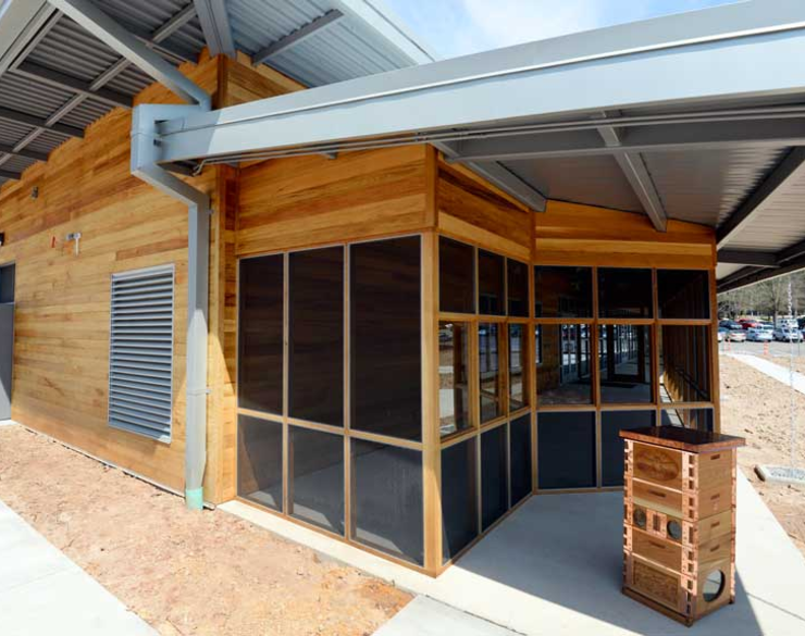 Bayer Bee Care screened porch