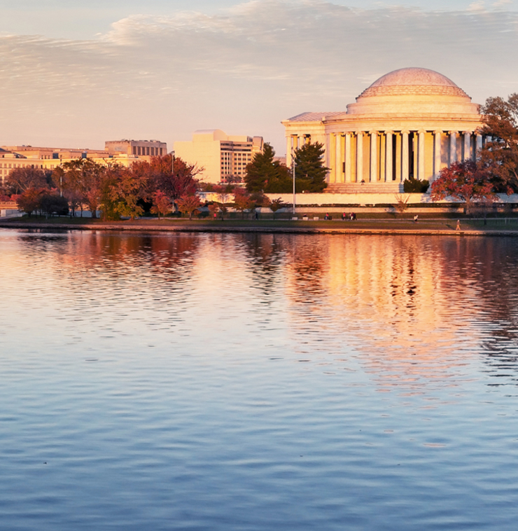 Government buildings in D.C.